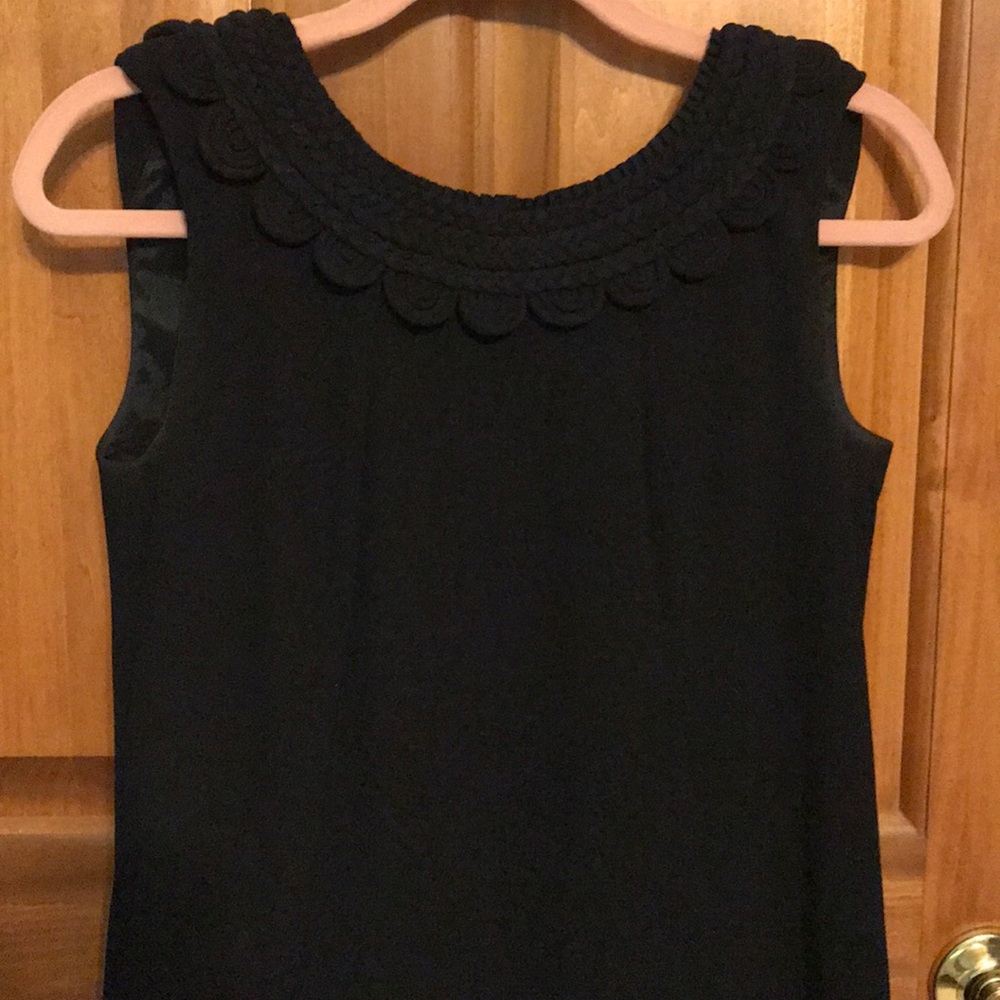 Black Cluny cocktail dress